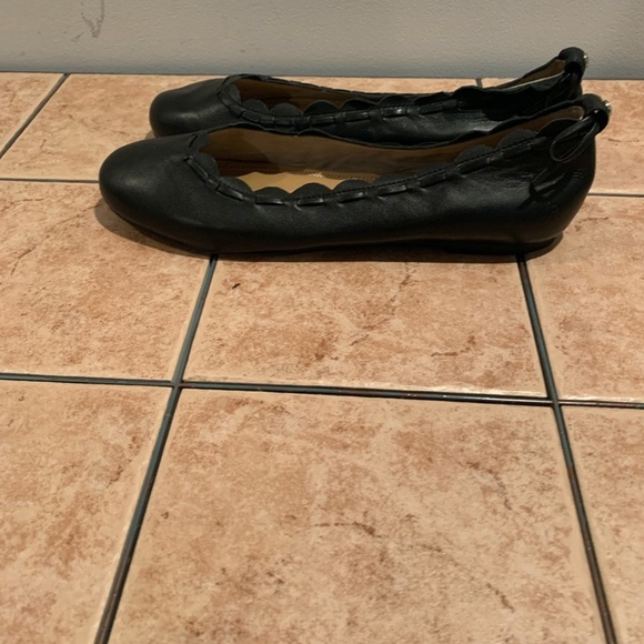 Jack Rogers Lucie II Scalloped Edge Flats Black size 9 - Picture 3 of 9